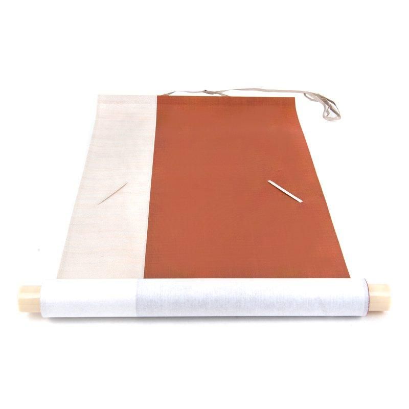 Shikishi Scroll Kagai (Red Brown)