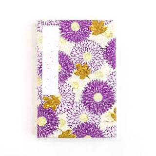 Goshuin Stamp Book Chrysanthemum Festival, Purple Haibara