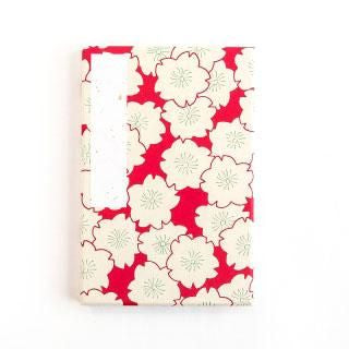 Goshuin Stamp Book Cherry Blossom, Red Haibara