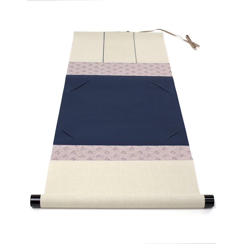 Shikishi Scroll Kamakura Navy