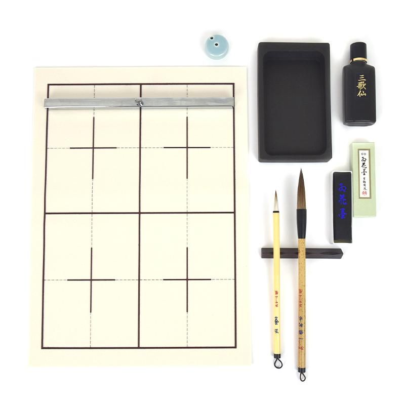 Adult Calligraphy Set Echizen Lacquer Rose Extra Large Akashiya