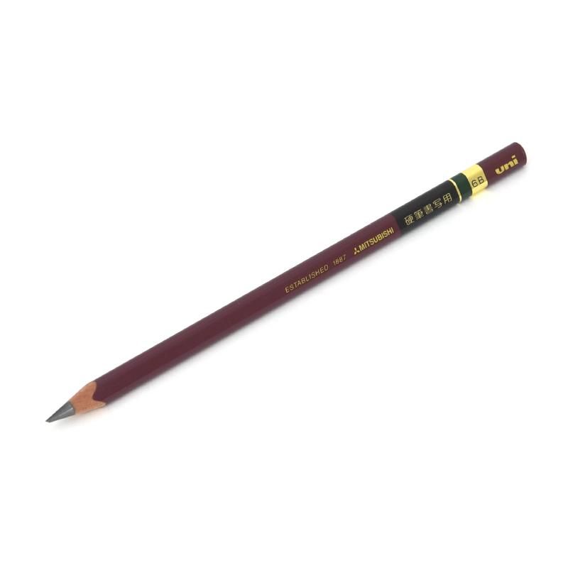Pencil for Pen-Calligraphy Writing Triangular 6B