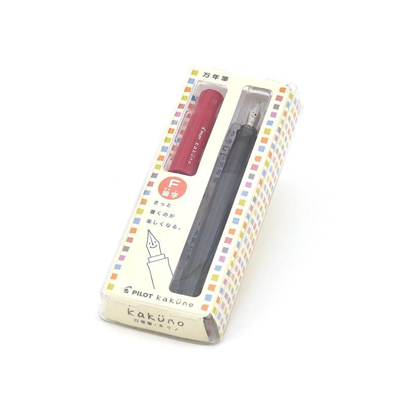 Kakuno Fountain Pen Fine Red