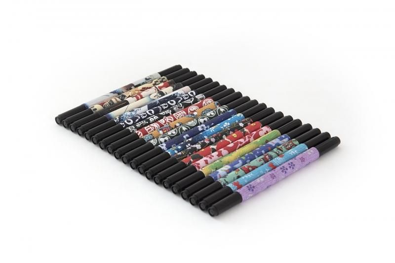 Shunkouen Fragrance Brush Pen Emaki Wa-Modern 20-Pen Set