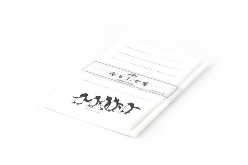 Hitofude Memo Walking Penguin Shunkouen