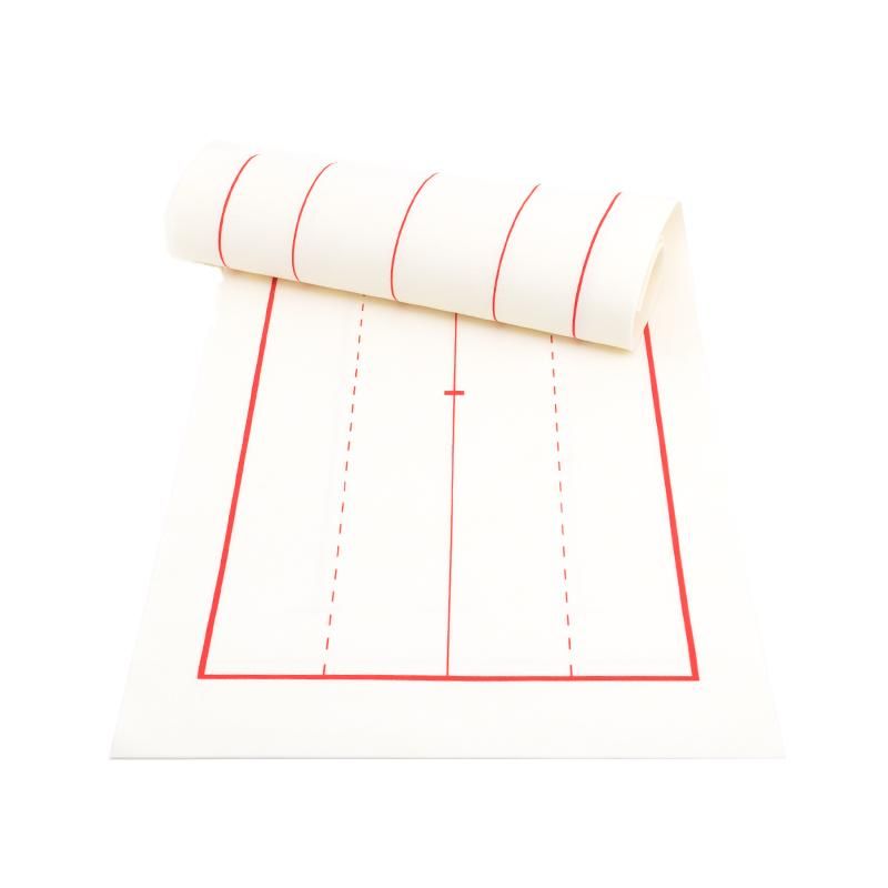 Special Felt Hanki Size 2.7mm White (Red Ruled)