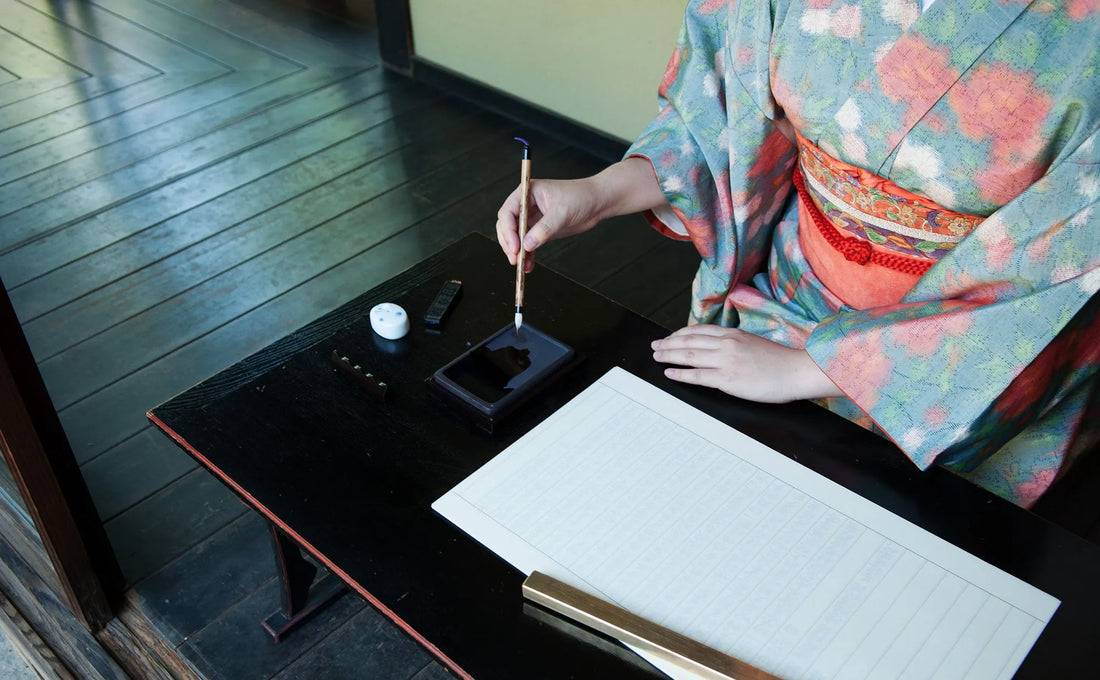 Perfect as a Gift! Authentic Sutra Copying Set