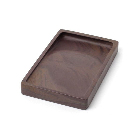 Shin Asako Kō Monji Inkstone Rectangular 7.0 inch