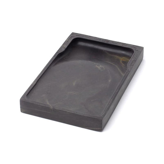 Shin Asako Kō Monji Inkstone Rectangular 7.0 inch