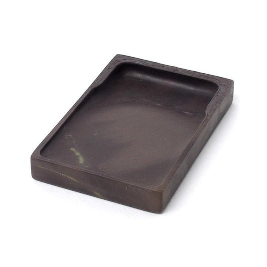 Shin Asako Kō Monji Inkstone Rectangular 5.0 inch
