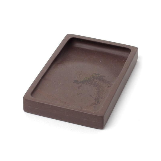 Sōkō Tankei Inkstone Chinese Carved 5.0 inch