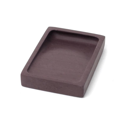 Sōkō Tankei Inkstone Chinese Carved 4.0 inch