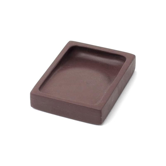 Sōkō Tankei Inkstone Chinese Carved 3.0 inch