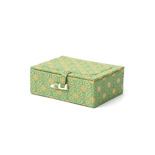 Nishiki-Covered Seal Box Three-Stone Large for 2.3–2.5cm