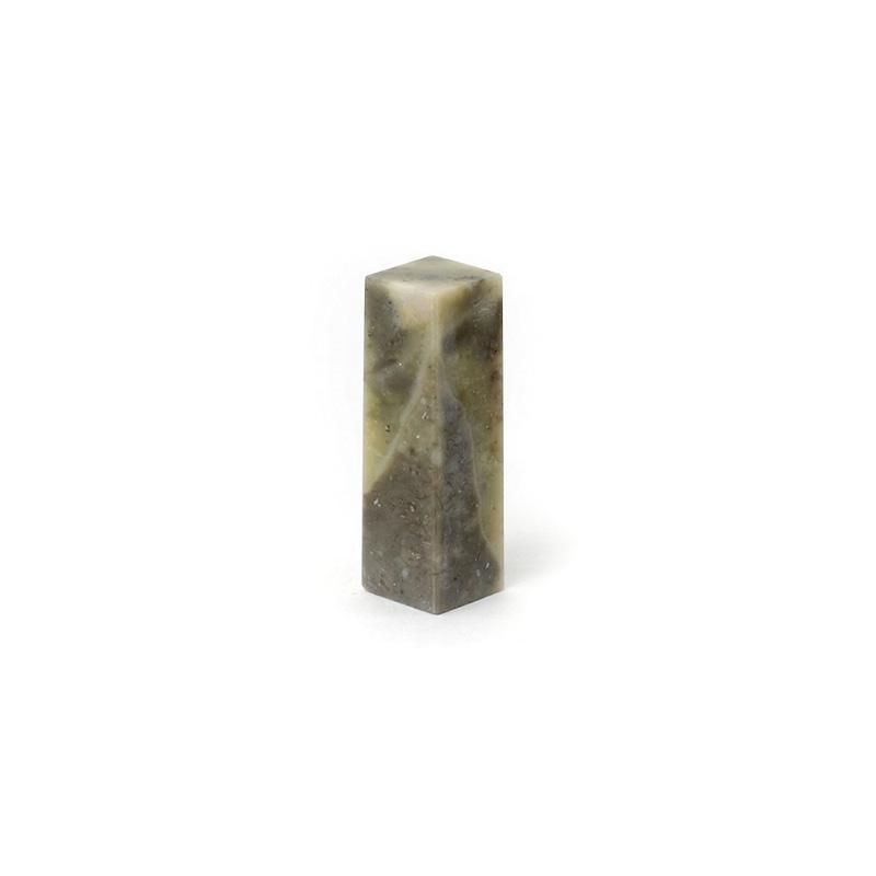 Liaoning Dandong Green Frozen Stone 1.2cm Square Height 5.0cm