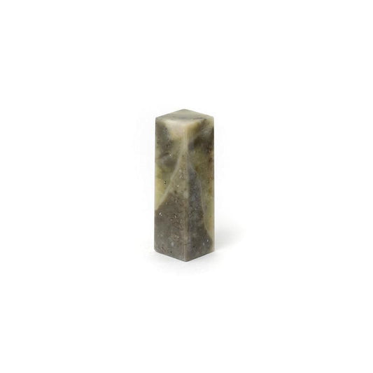 Liaoning Dandong Green Frozen Stone 1.2cm Square Height 5.0cm