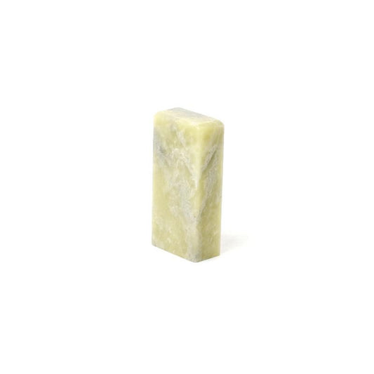 Qingtian Bluish White Seal Stone 1.2×2.4×Height 5.0cm
