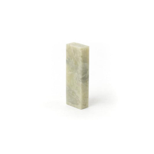 Qingtian Bluish White Seal Stone 1.0×1.8×Height 5.0cm