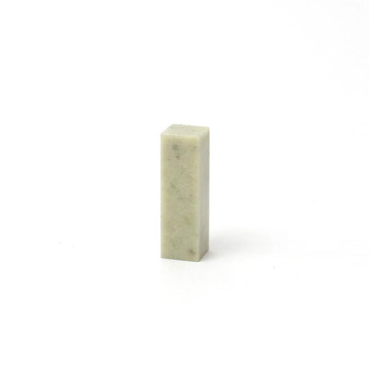 Pure White Qingtian Stone 1.5cm Square Height 5.0cm