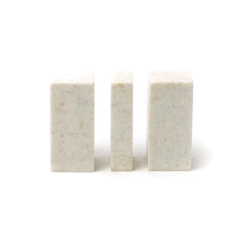 Balin Stone Set of 3, 2.3cm Square Height 5.0cm