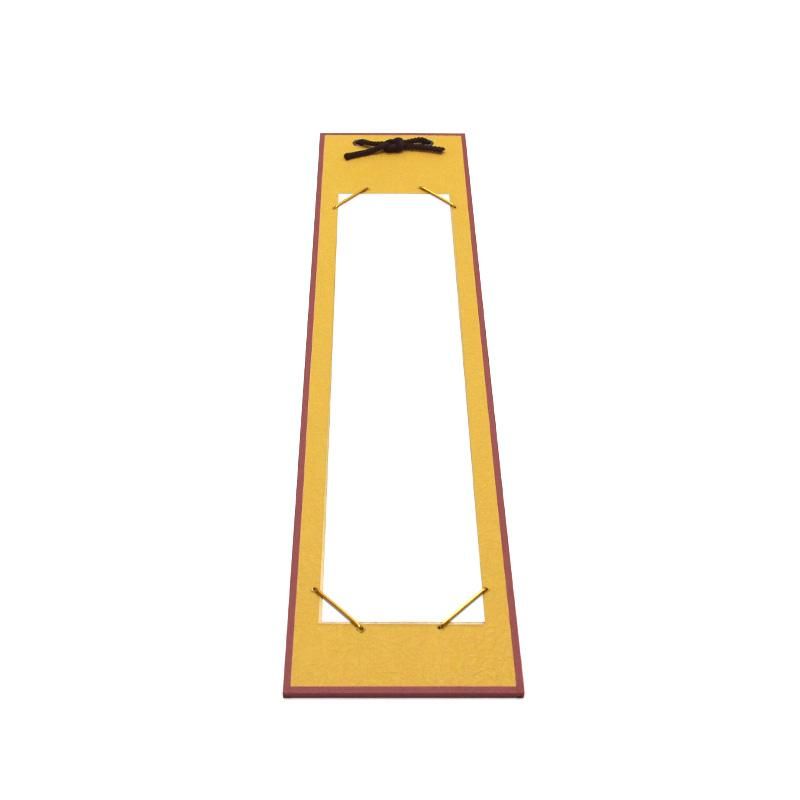 Tanzaku Hanger Crumpled Paper Mustard [Standard/Wide Compatible] 1 Sheet