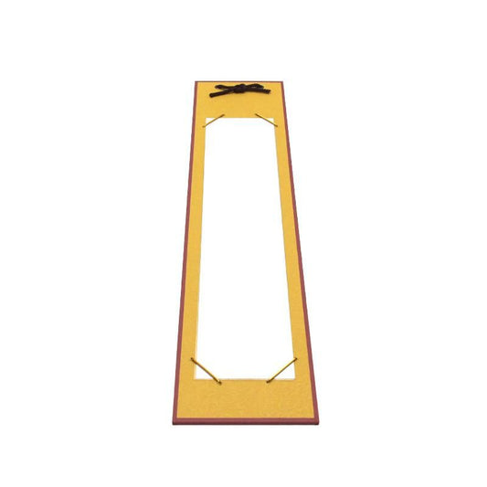 Tanzaku Hanger Crumpled Paper Mustard [Standard/Wide Compatible] 1 Sheet