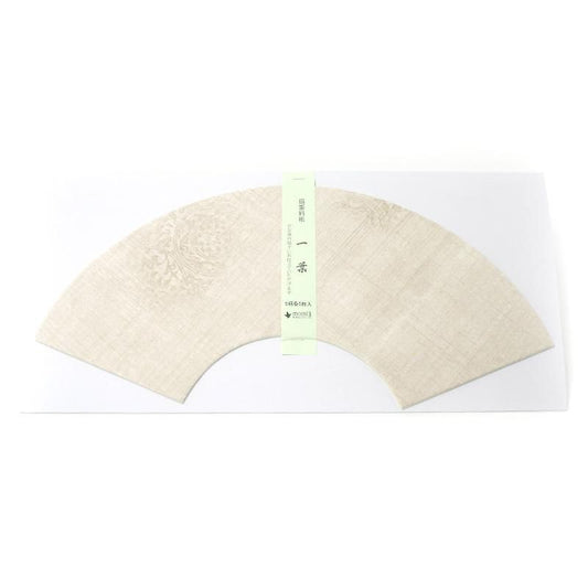Fan Paper for Mounting – Women’s 65/16 Style, Ichiyō Design, 5 Patterns × 5 Sheets