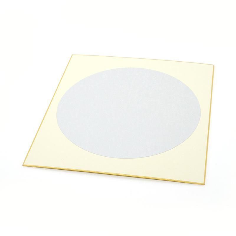 Large Shikishi Round Window with Silver Inner (Premium) 1 Sheet