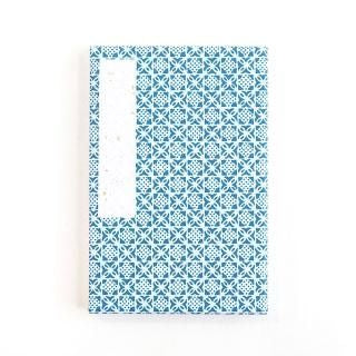 Goshuin Stamp Book Shippo Pattern, Sky Blue Haibara – Shoyu Calligraphy ...