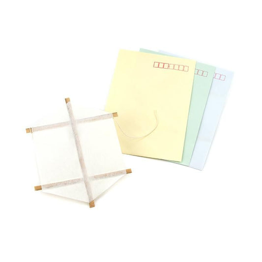 2025 Kite Hexagonal Mini [With Envelope] Handmade Kozo Paper