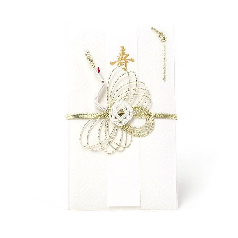 Mino Washi Lucky Pattern White Cloud Gift Envelope Shippo Furukawa Paper