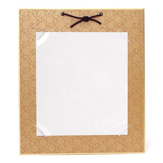 Shikishi Hanger for Calligraphy/Art Donso Gold Brown