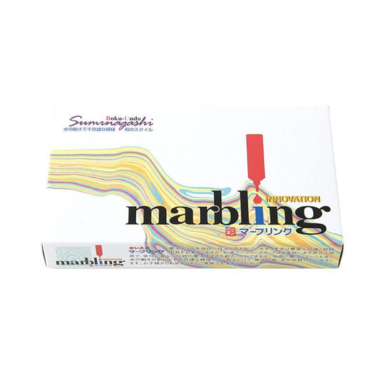 Color Suminagashi (Marbling) 6-Color Set (Bokuundo)