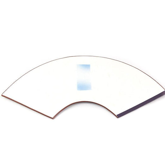 Fan Practice Book Extra Large White Brown Edge 10 Sheets per Book