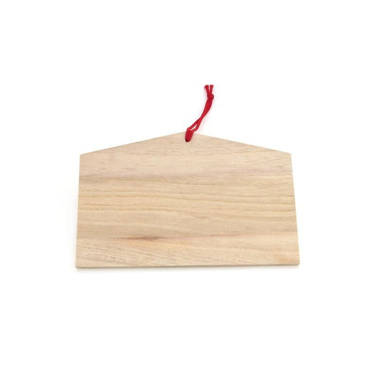 2025 Ema-Shaped Paulownia Wood Extra Large [No Envelope]