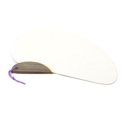 Uchiwa (Hand Fan) Chidori Shape (One-Sided Gasen Paper with Kyosen Backing)