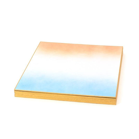 Large Shikishi Rainbow Blue 10 Sheets