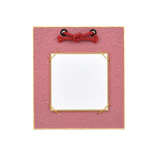 Hime Shikishi Hanging Scroll Pearl Red