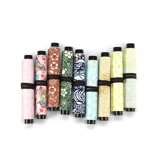 Mini Scroll Yuzen Gassen Mount, Assorted Colors