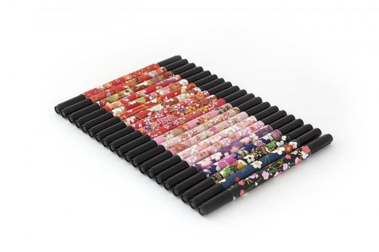 Shunkouen Fragrance Brush Pen Emaki Yuzen 20-Pen Set