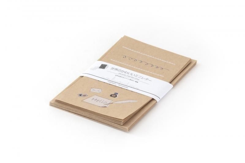 Mini Letter Set of the World 4 Quill Pen Shunkouen