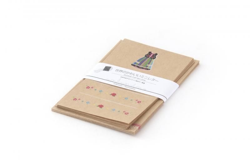 Mini Letter Set of the World 5 National Costume Shunkouen