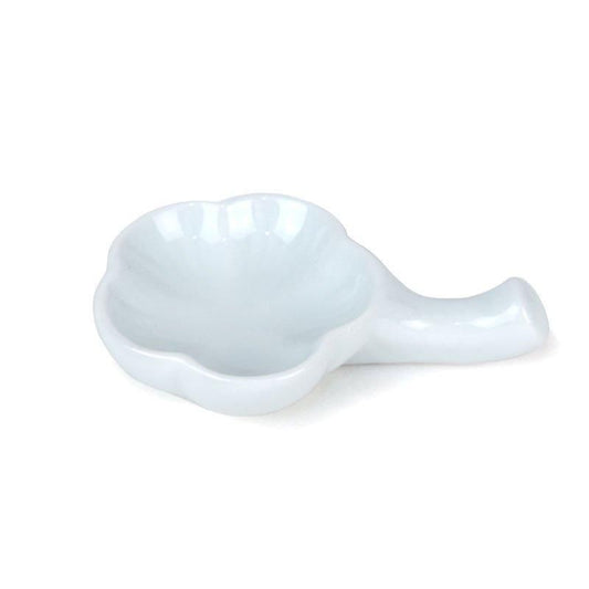 Brush Rest Plum Dish White
